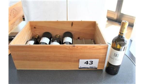 5 flessen à 75cl witte wijn, Chateau Doisy-Daëne, Bordeaux, 2015